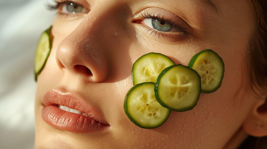 خیار برای پوست